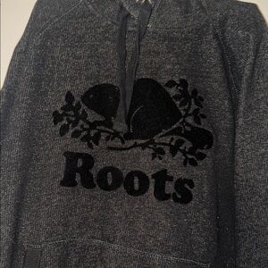 Roots Black Hoodie for Kids